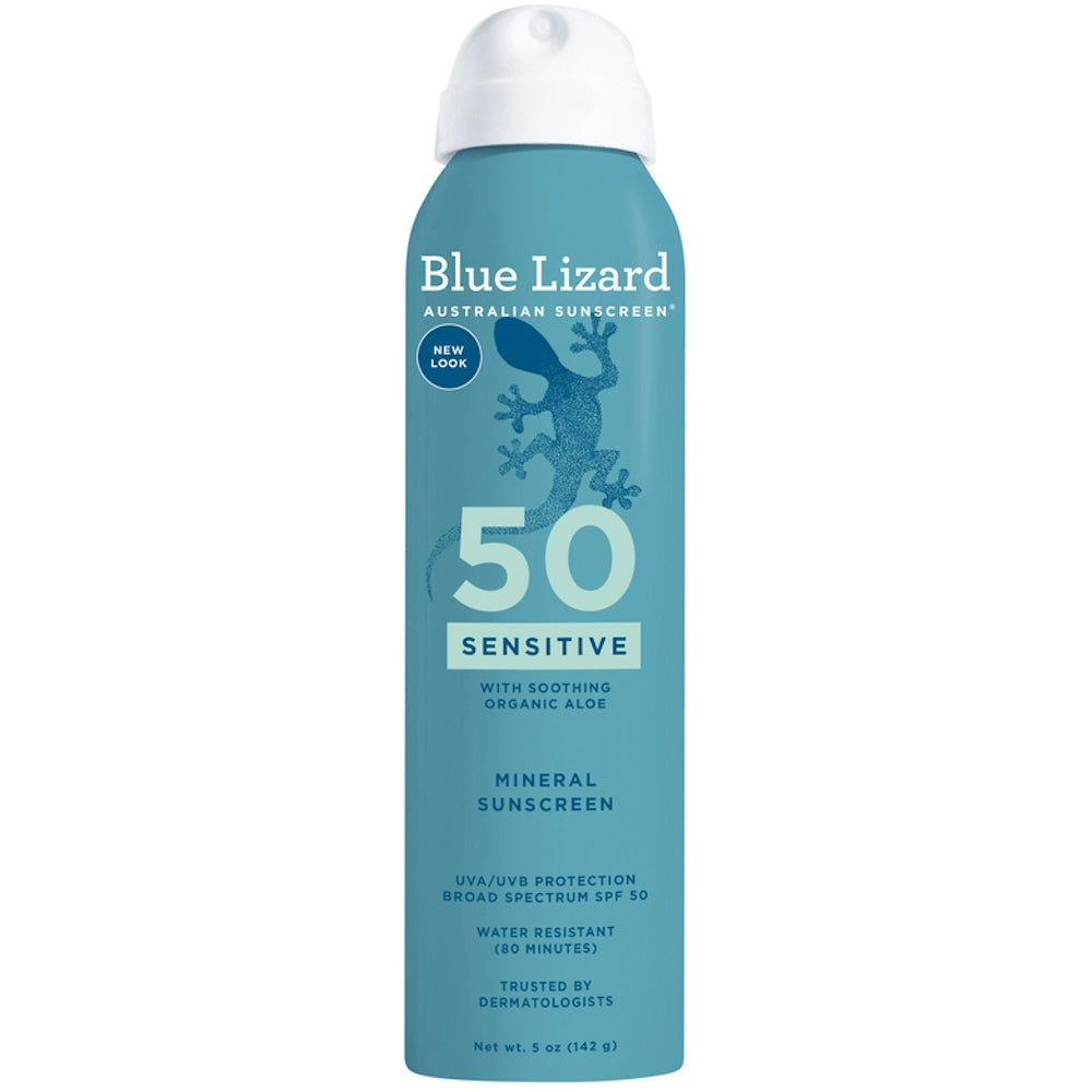 Blue Lizard Mineral Sunscreen Sensitive SPF 50+ Spray, 5 Ounce by Pasteur Pharmacy
