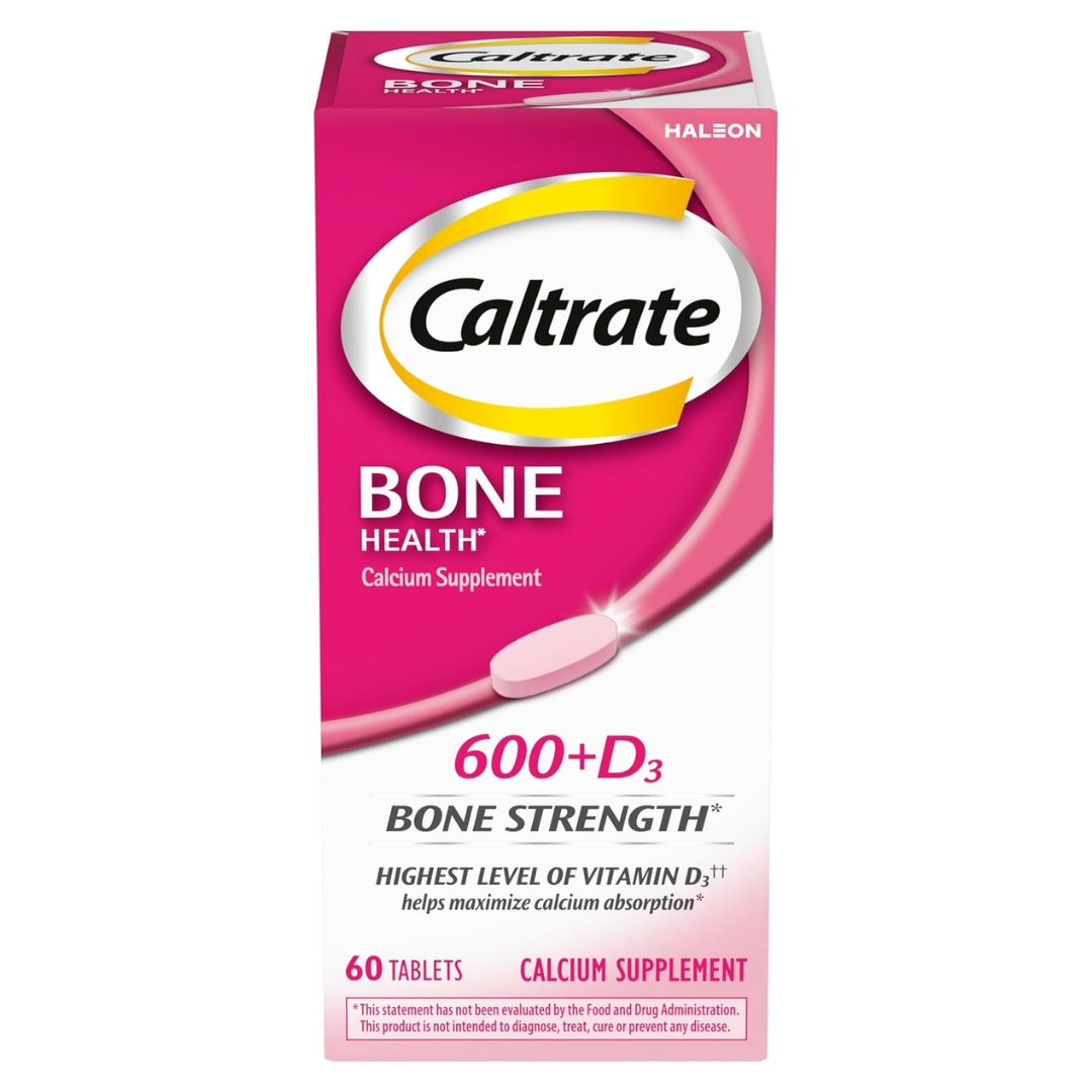Caltrate 600+D3 Calcium & Vitamin D3 Supplement Tablets (60ct) by Farmacias Savia