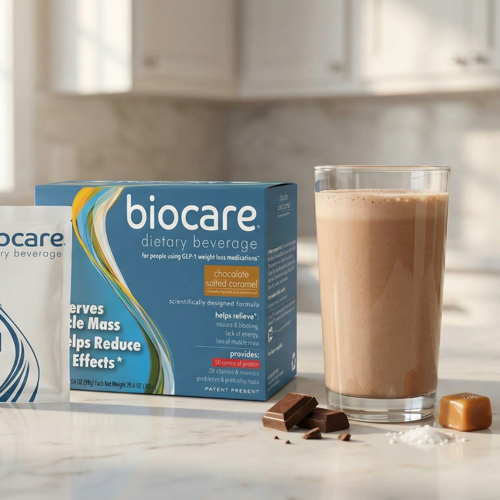 30G Protein Chocolate Salted Caramel Biocare Dietary Beverage (14 Servings) by Biocare
