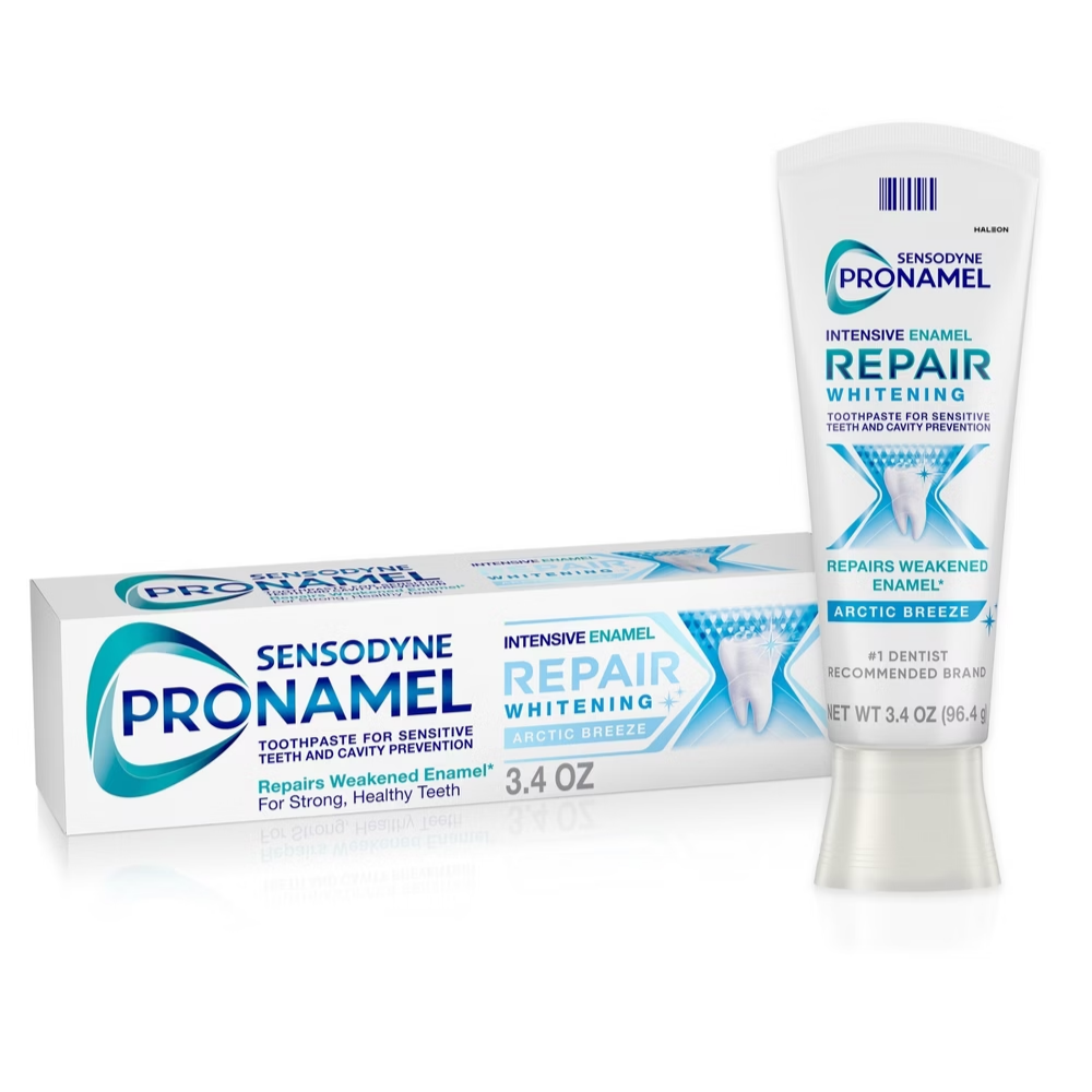 Sensodyne ProNamel Intensive Enamel Repair Whitening Arctic Breeze Toothpaste (3.4 oz) by Farmacias Savia