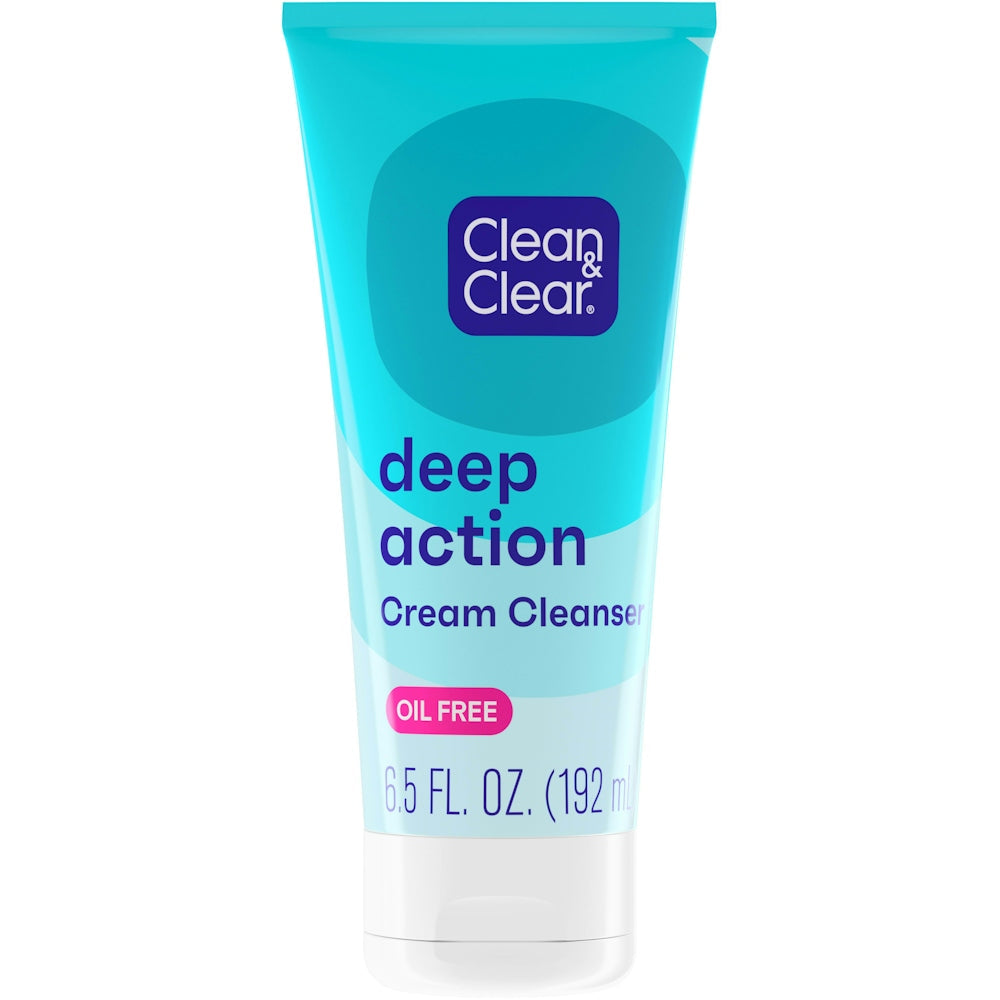 Clean & Clear Oil-Free Deep Action Cream Facial Cleanser 6.5oz by Pasteur Pharmacy