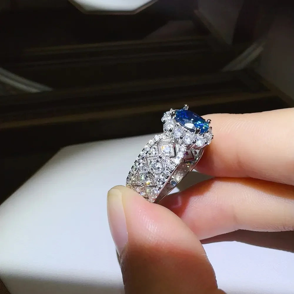 1 Carat Sparkala™ Zircon 925 Sterling Silver Ring by Sparkala