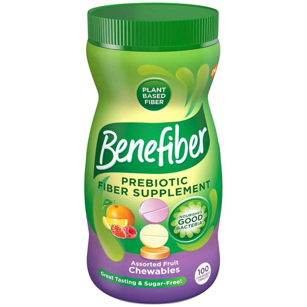Benefiber Fiber Supplement Chewable Tablets Assorted Fruit by Pasteur Pharmacy