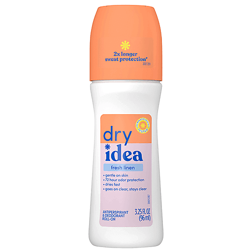 Dry Idea Antiperspirant & Deodorant, Roll On, Powder Fresh 3.25 Fl Oz by Pasteur Pharmacy