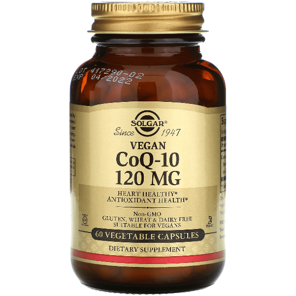 Solgar CoQ-10 60mg 60 Vegetable Capsules by Pasteur Pharmacy