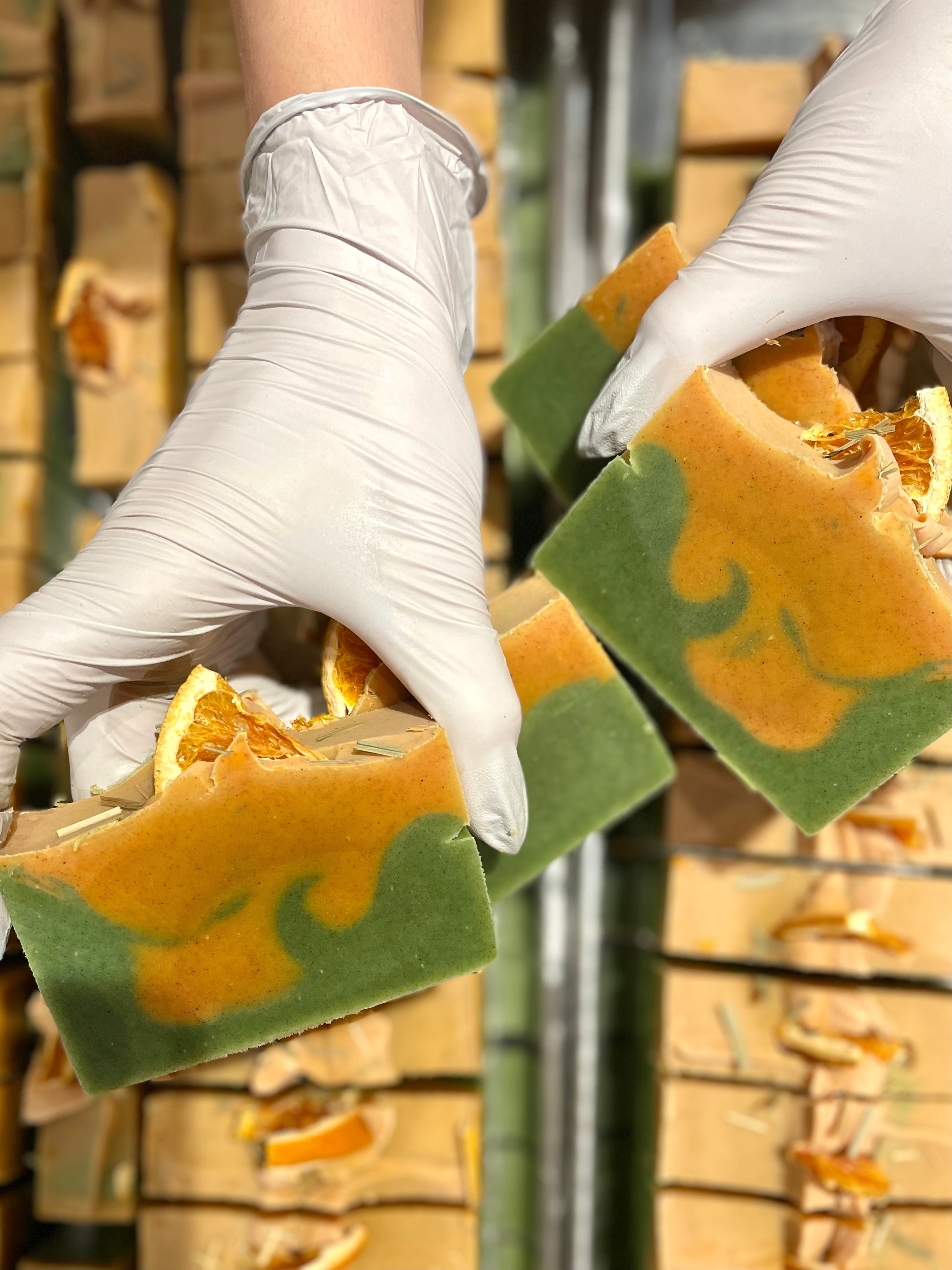 Lemongrass & Orange Tea | Cocoa Butter Soap by MION Artisan Soap Co.