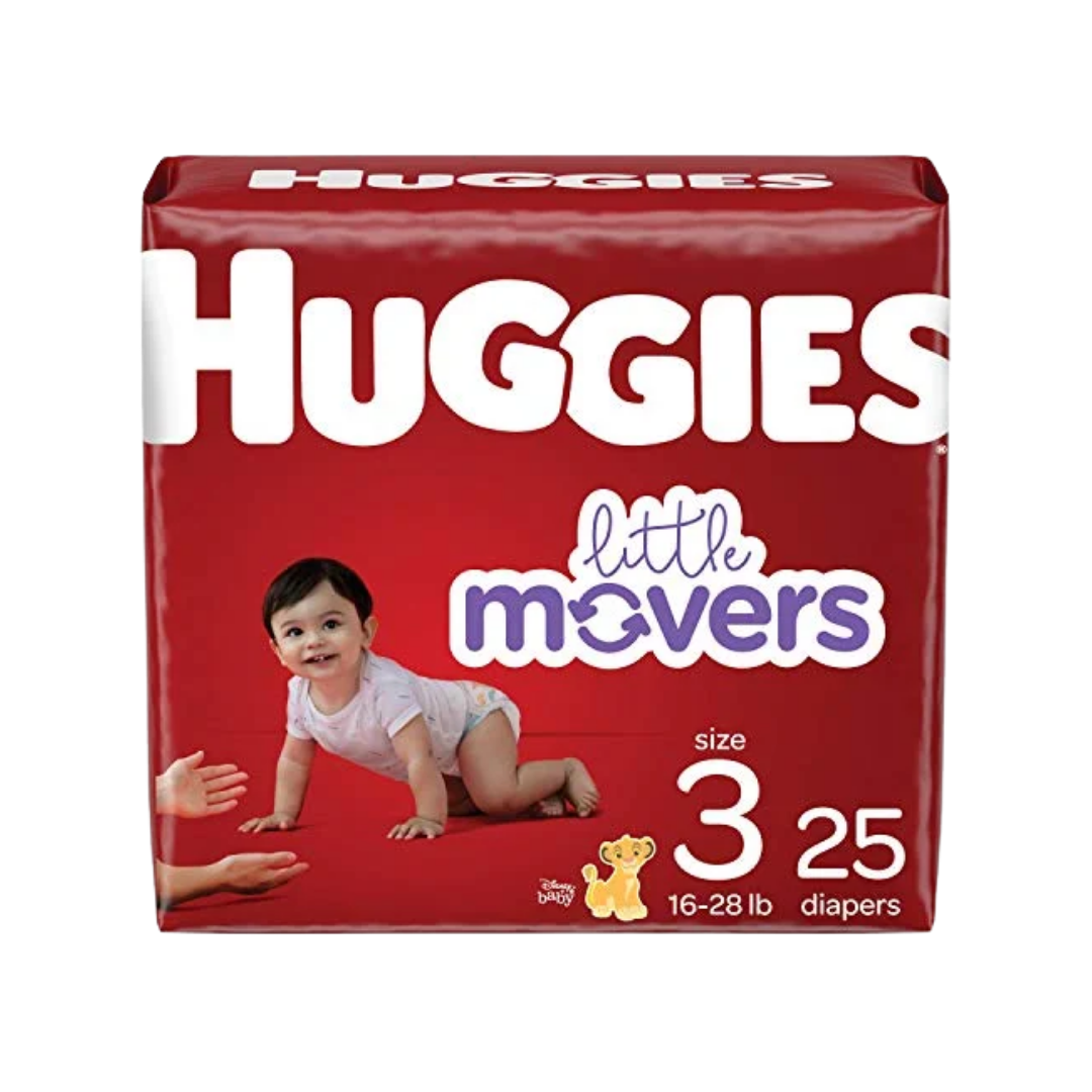 Huggies Little Movers Diapers Size 3 (25ct) by Farmacias Savia