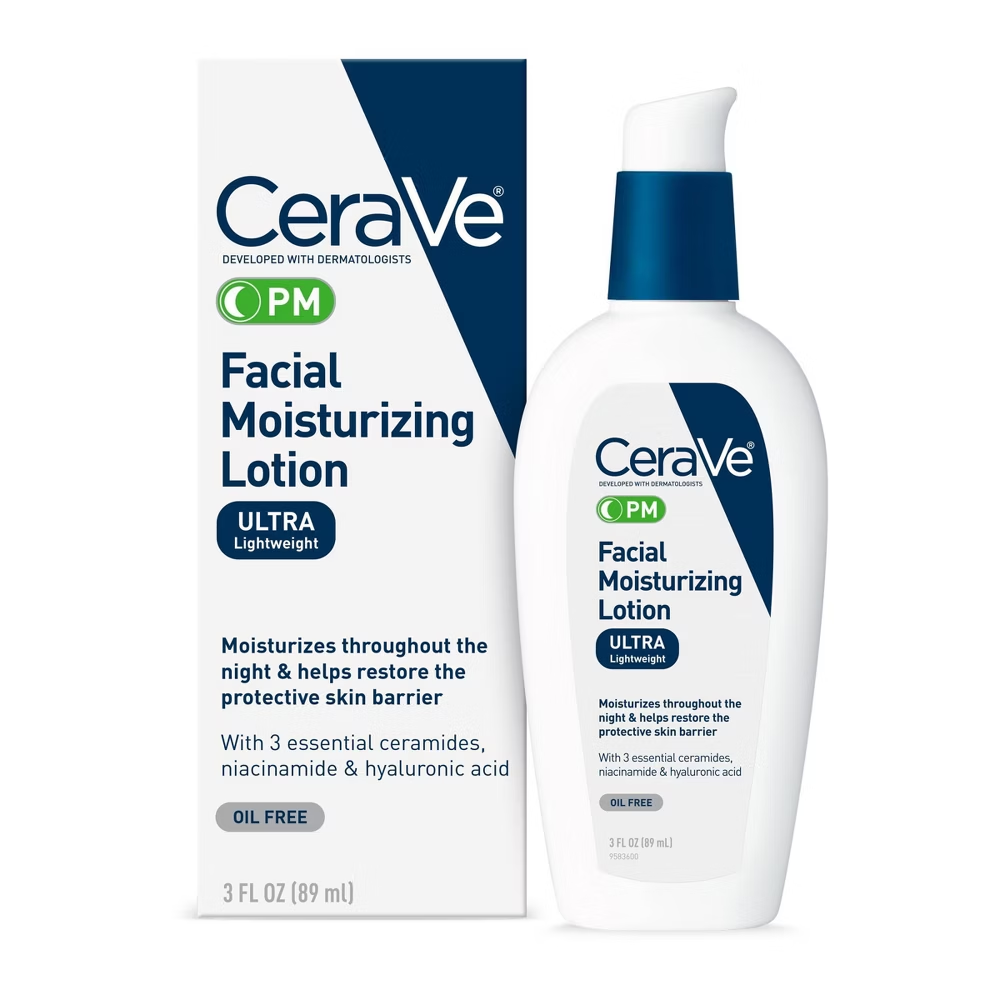 CeraVe PM Facial Moisturizing Lotion (3 oz) by Farmacias Savia