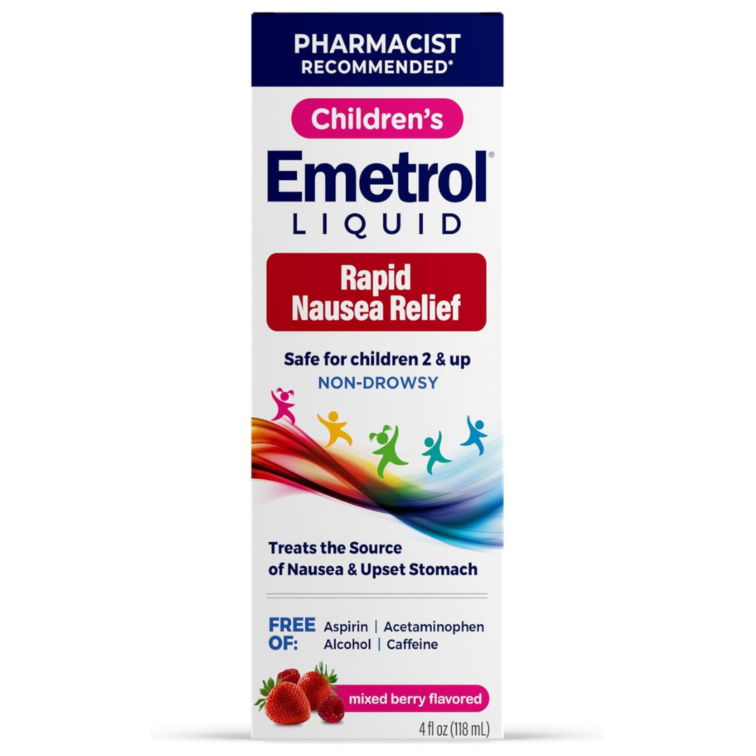 Emetrol Nausea Relief Liquid Children Cherry (4oz) by Farmacias Savia
