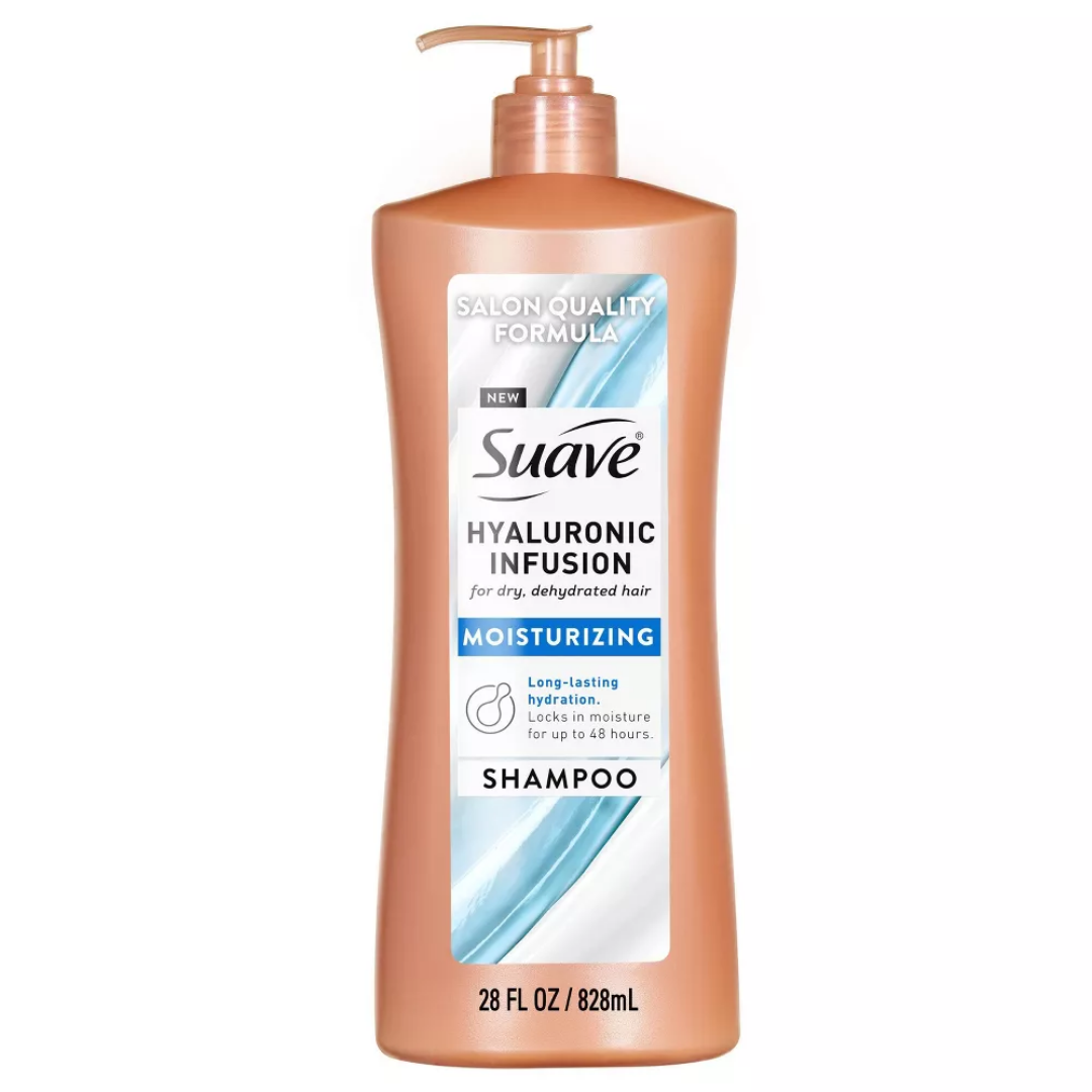 Suave Hyaluronic Infusion Moisturizing Shampoo for Dry Hair (28oz) by Farmacias Savia