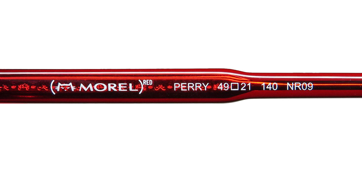 Morel Red Perry 90016c Eyeglasses by ModaFrames