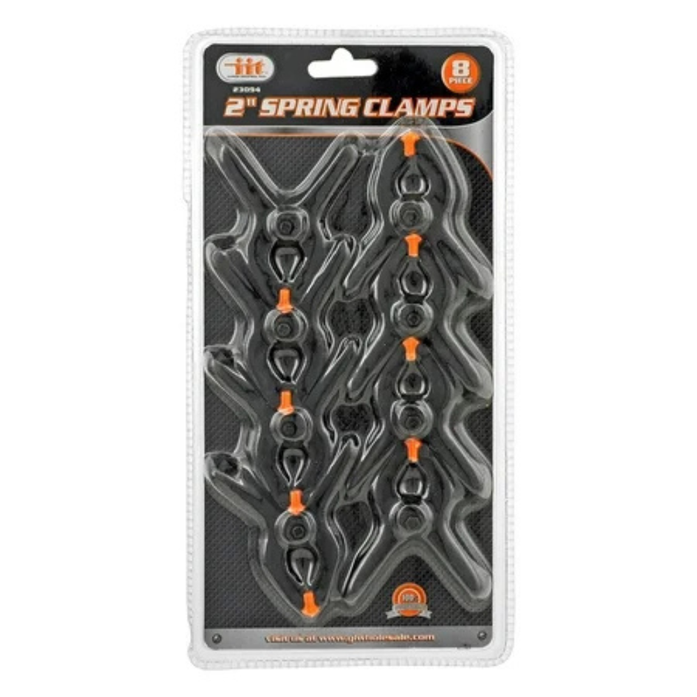 Illinois Industrial Tool 2" Hand Spring Clamp Set (8-Pack) by Farmacias Savia