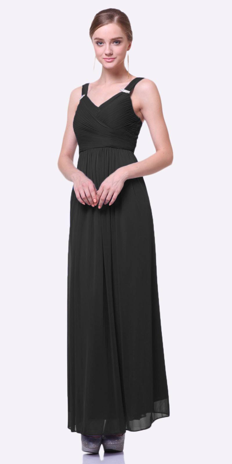 CLEARANCE - Cinderella Divine 3984 Long Chiffon Dress Sleeveless (Size XL) by DiscountDressShop