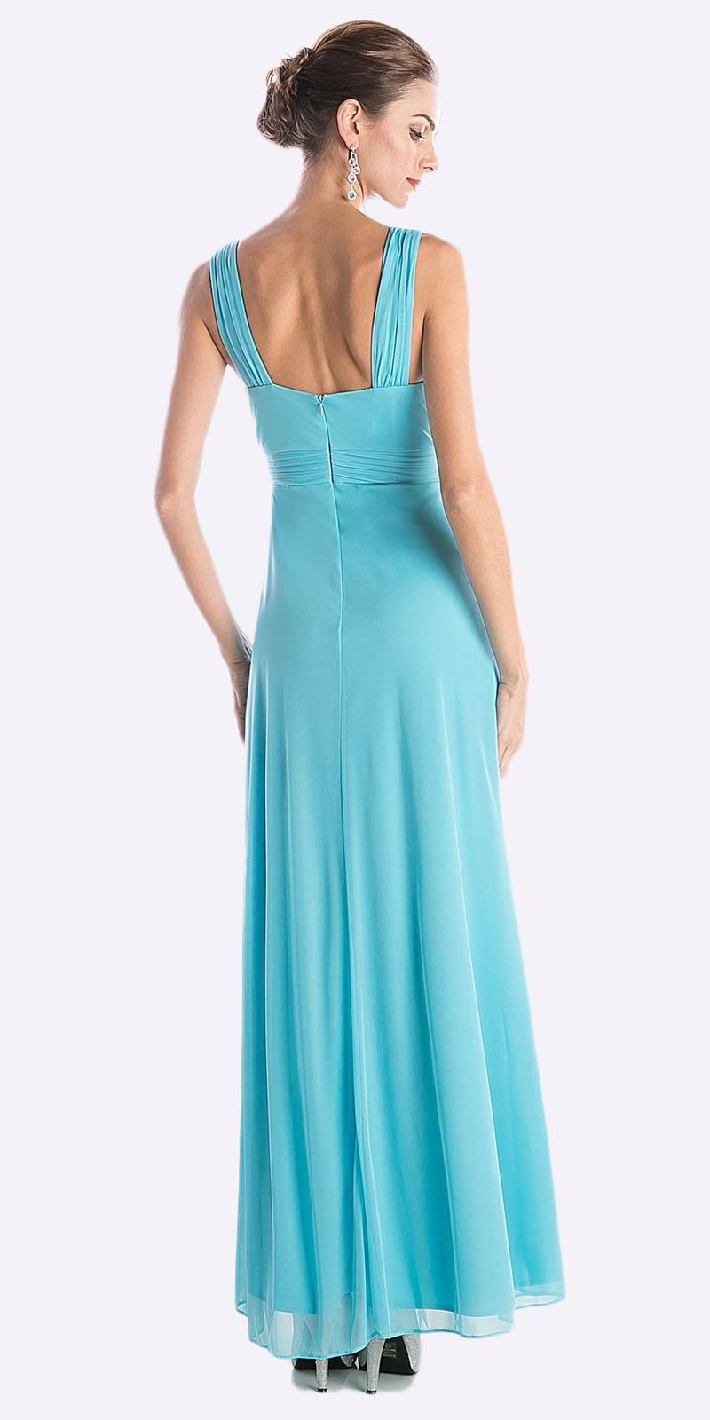 CLEARANCE - Cinderella Divine 3984 Long Chiffon Dress Sleeveless (Size XL) by DiscountDressShop