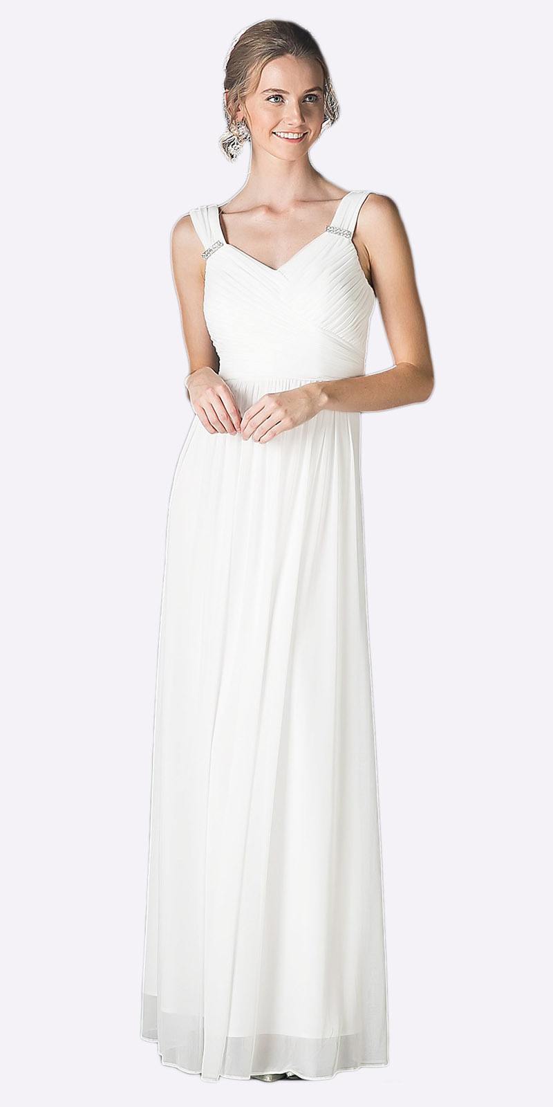 CLEARANCE - Cinderella Divine 3984 Long Chiffon Dress Sleeveless (Size XL) by DiscountDressShop
