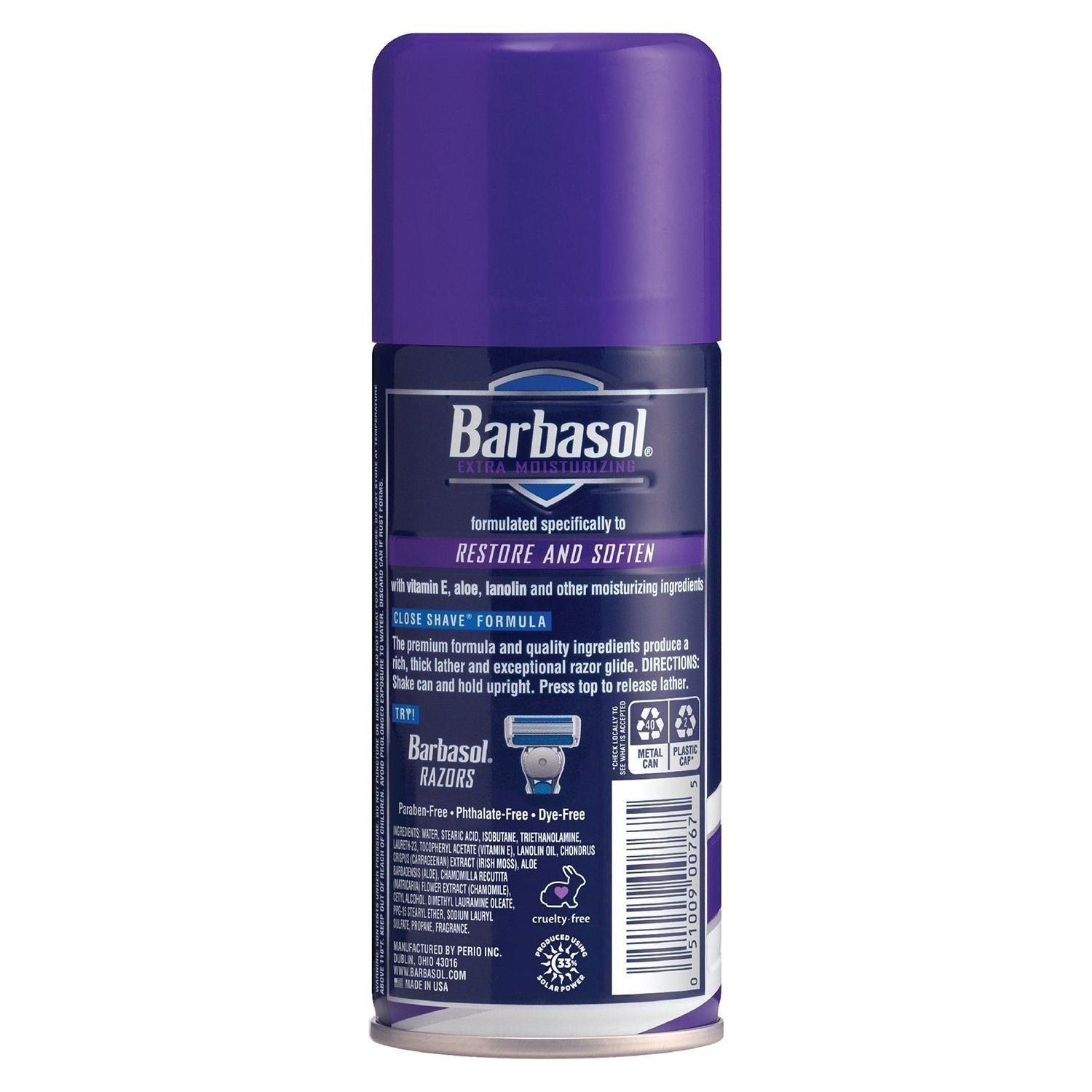 Barbasol Thick & Rich Shaving Cream, Extra Moisturizing 7 Oz by Pasteur Pharmacy