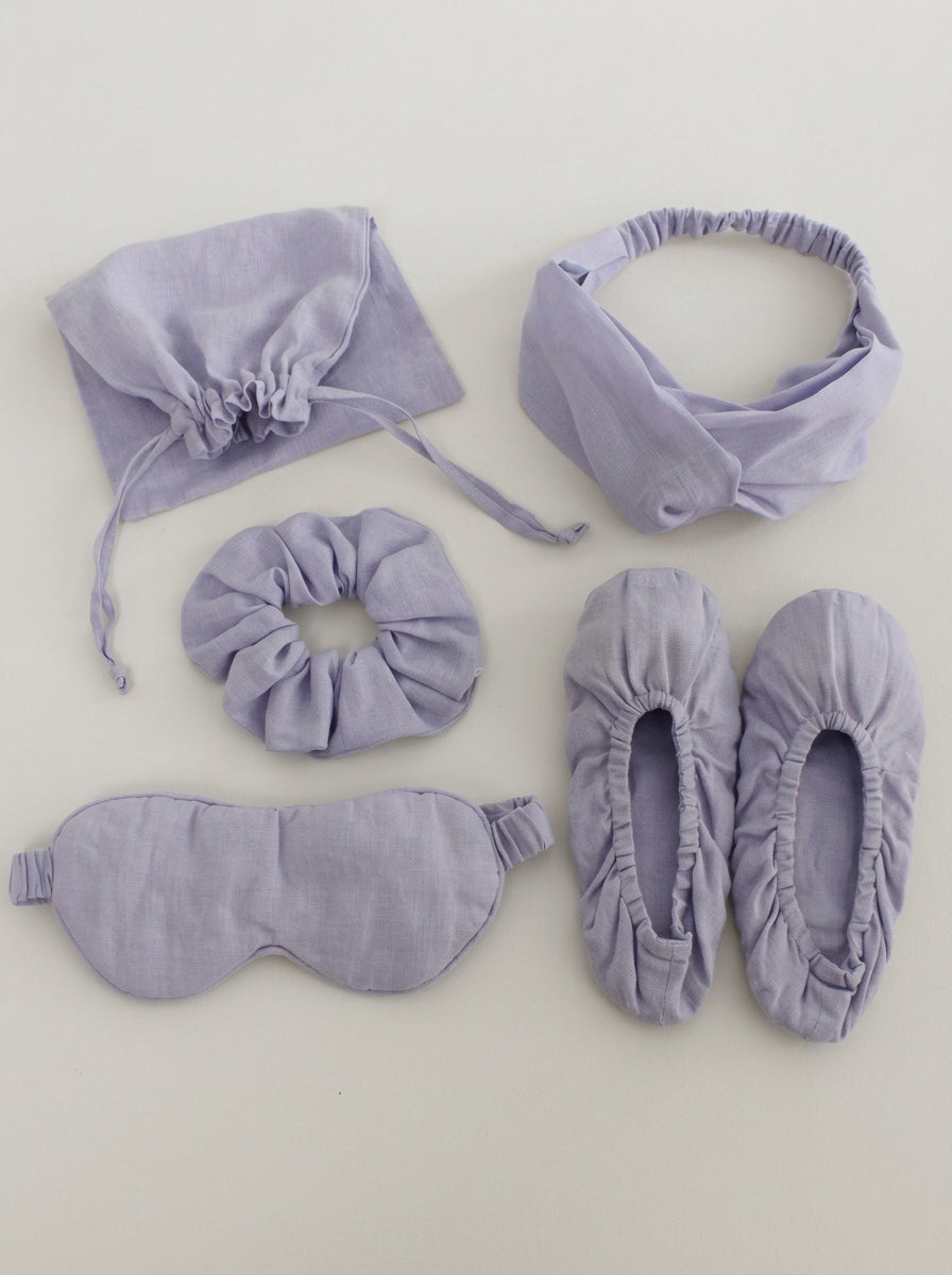 Linen Sleep and Travel Comfort Set by LINTICO