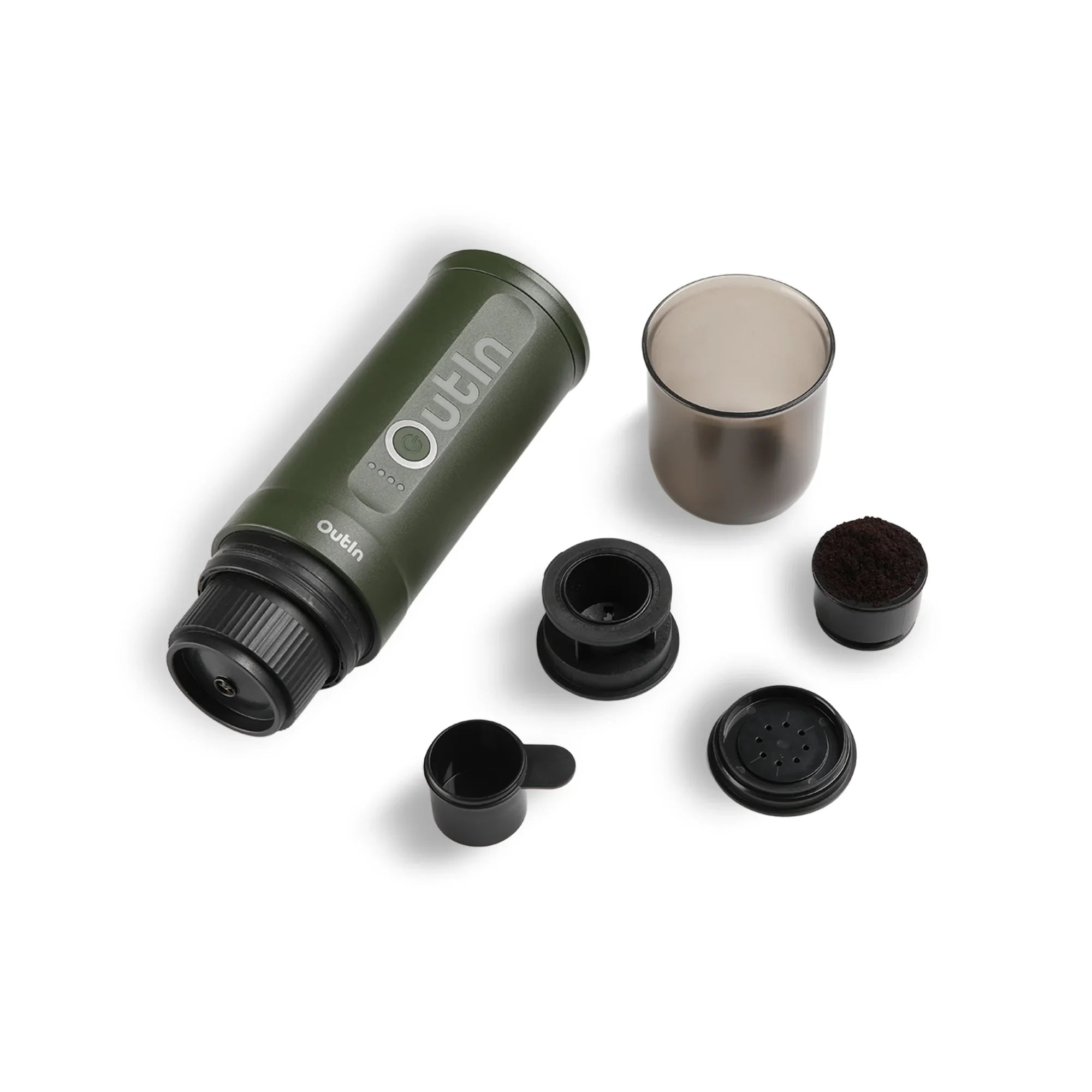 Traveler Espresso Gift Set (Forest Green) by OutIn