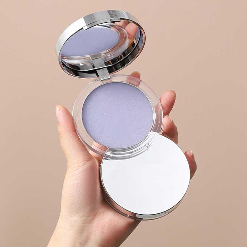 Gel-Like Formula Oil-Control Primer & Setting Powder, Polvos Compactos Matte Powder for Silky Blurring Oil Control, Lavender Blurring Powder by Korean Skin Care