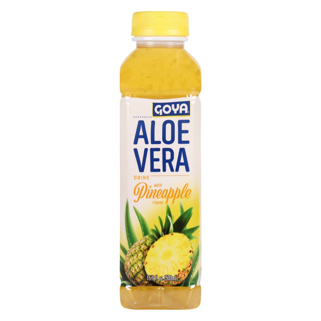 Goya Aloe Vera Drink Pineapple (16.9oz) by Farmacias Savia