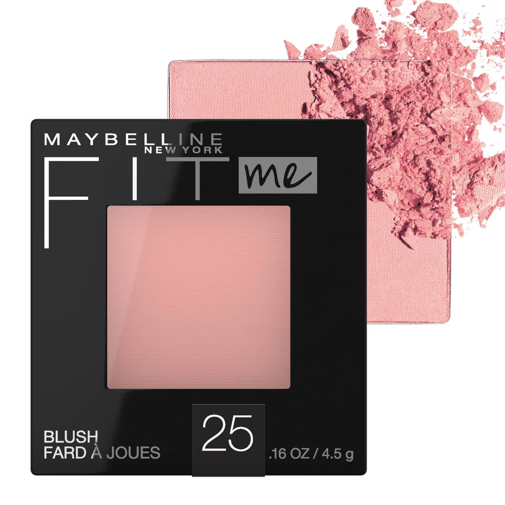 Maybelline Fit Me Blush (25 Pink, 0.16 oz) by Farmacias Savia