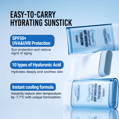JUMISO Waterfull Hyaluronic Acid Cooling Sun Stick SPF50+ PA++++ by AsiaBeautyMall