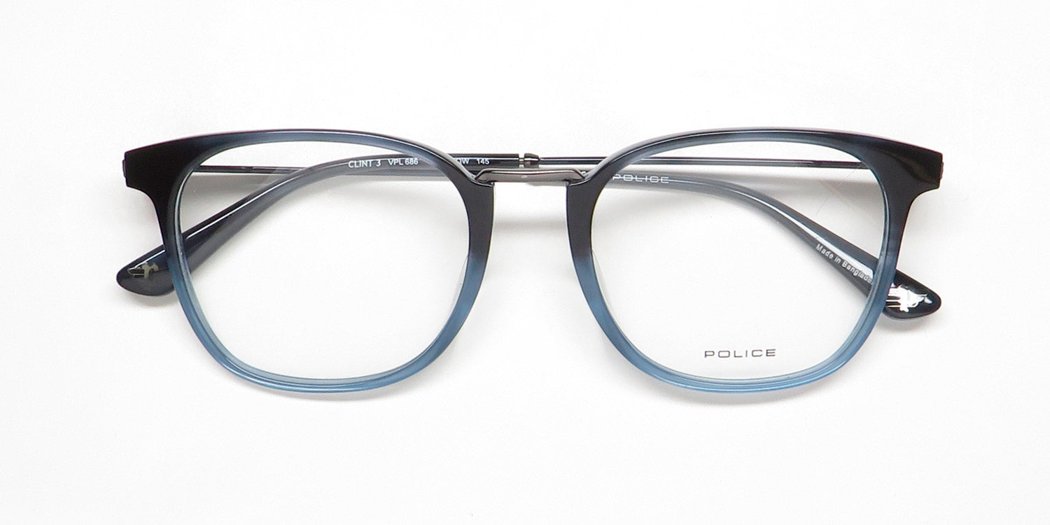 Police Vpl686 Clint 3 Eyeglasses by ModaFrames