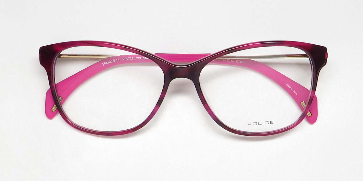 Police Vpl729 Sparkle 11 Eyeglasses by ModaFrames