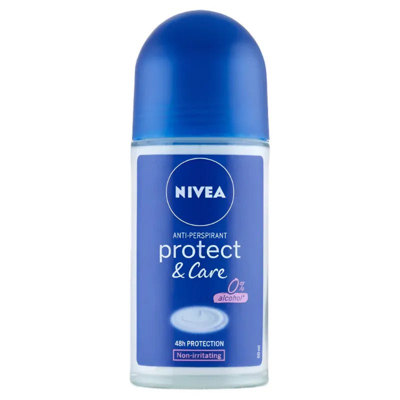 Nivea Protect & Care 48h Anti-Perspirant Roll-On 50ml by Pasteur Pharmacy