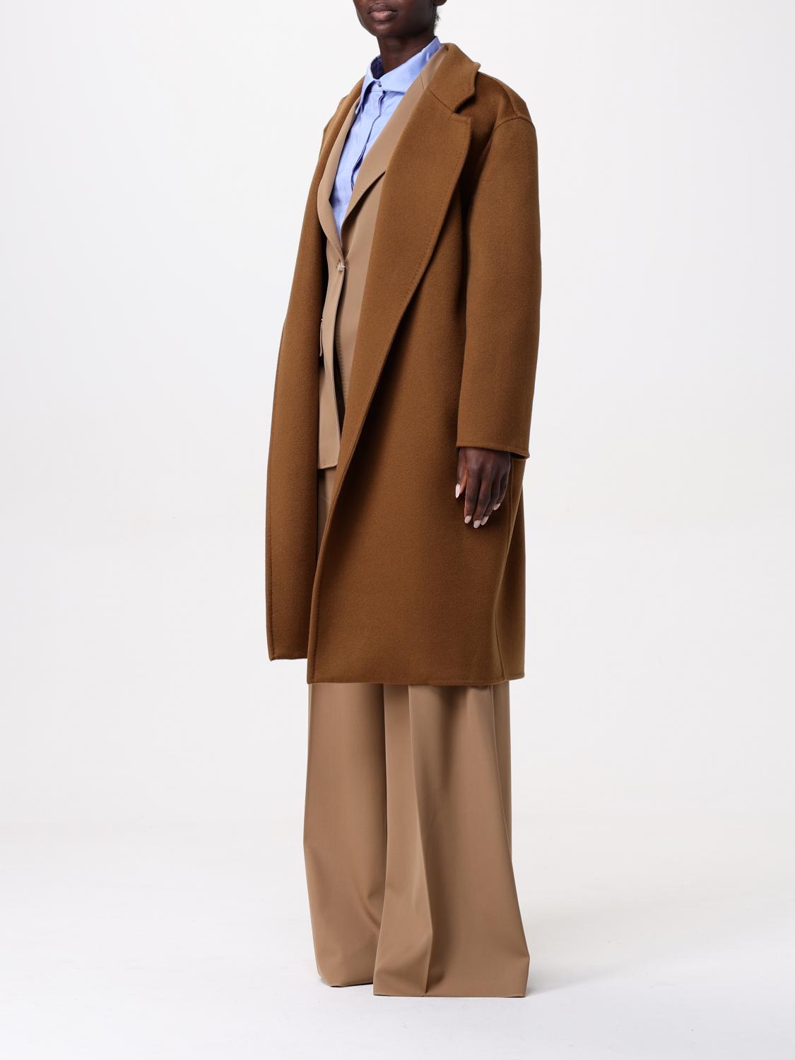 Max Mara Coat Woman Brown by Luosophy