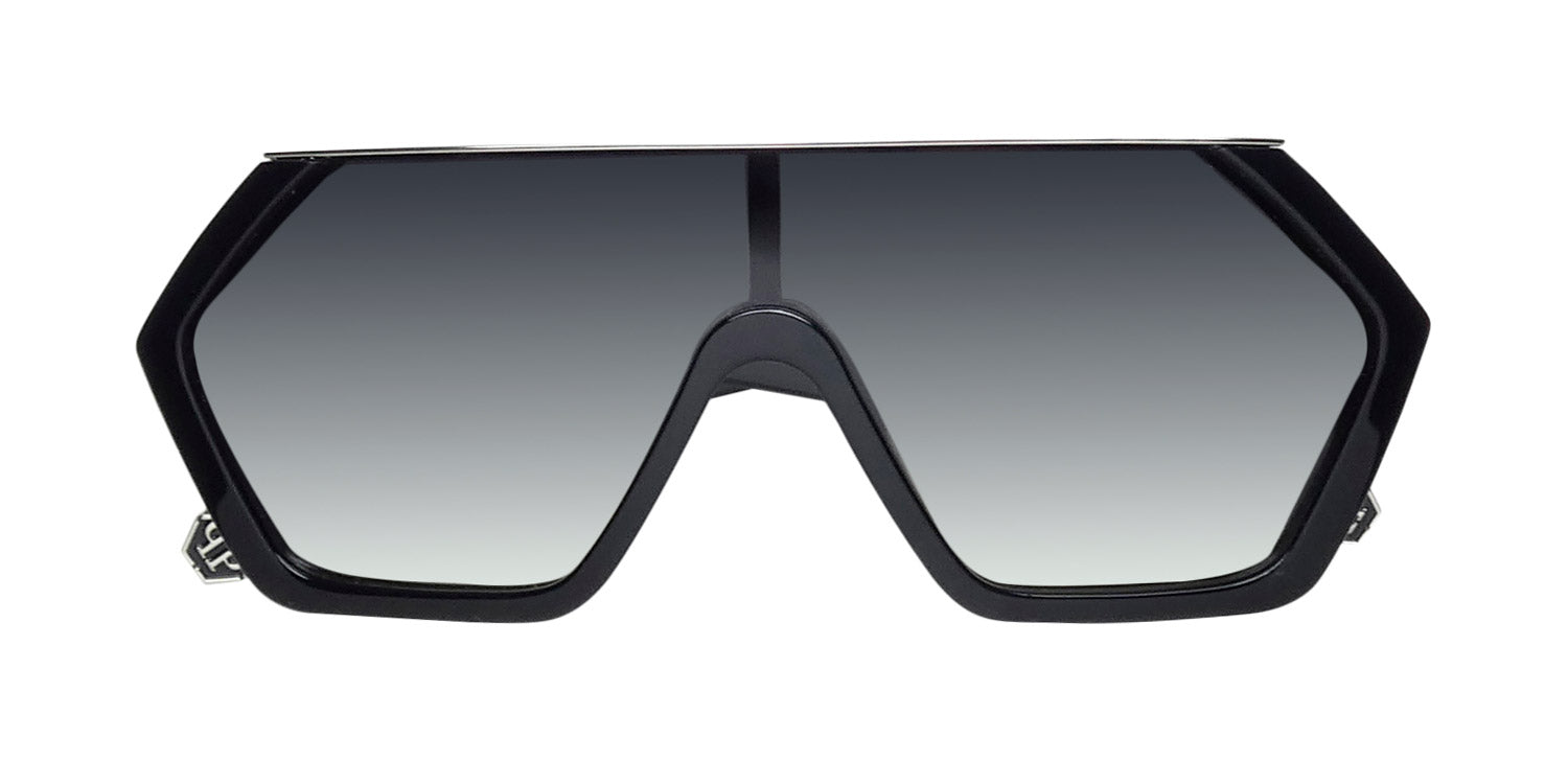 Philipp Plein Spp047 Plein Hexagon Camou Sunglasses by ModaFrames