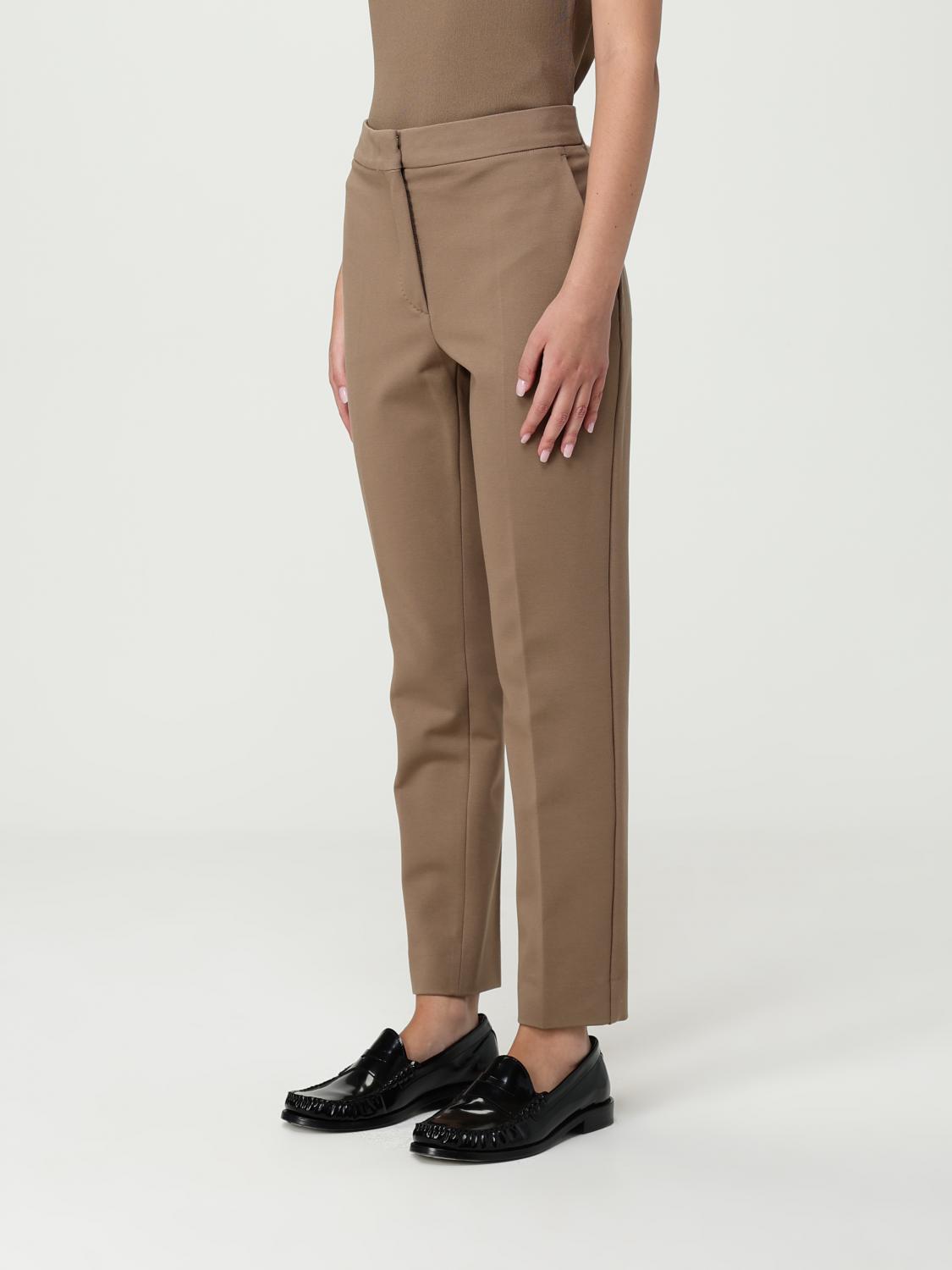 Max Mara Pants Woman Camel by Luosophy