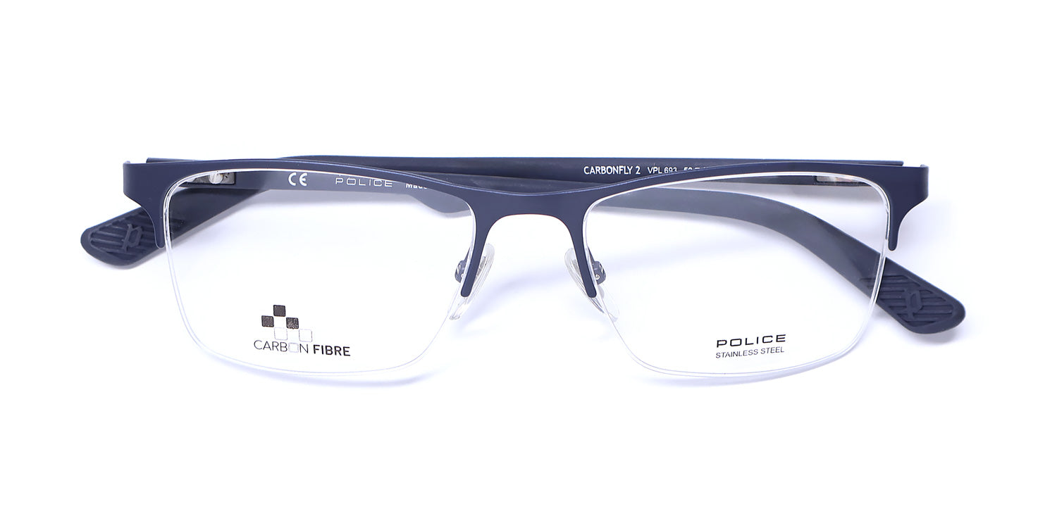 Police Vpl693 Carbonfly 2 Eyeglasses by ModaFrames
