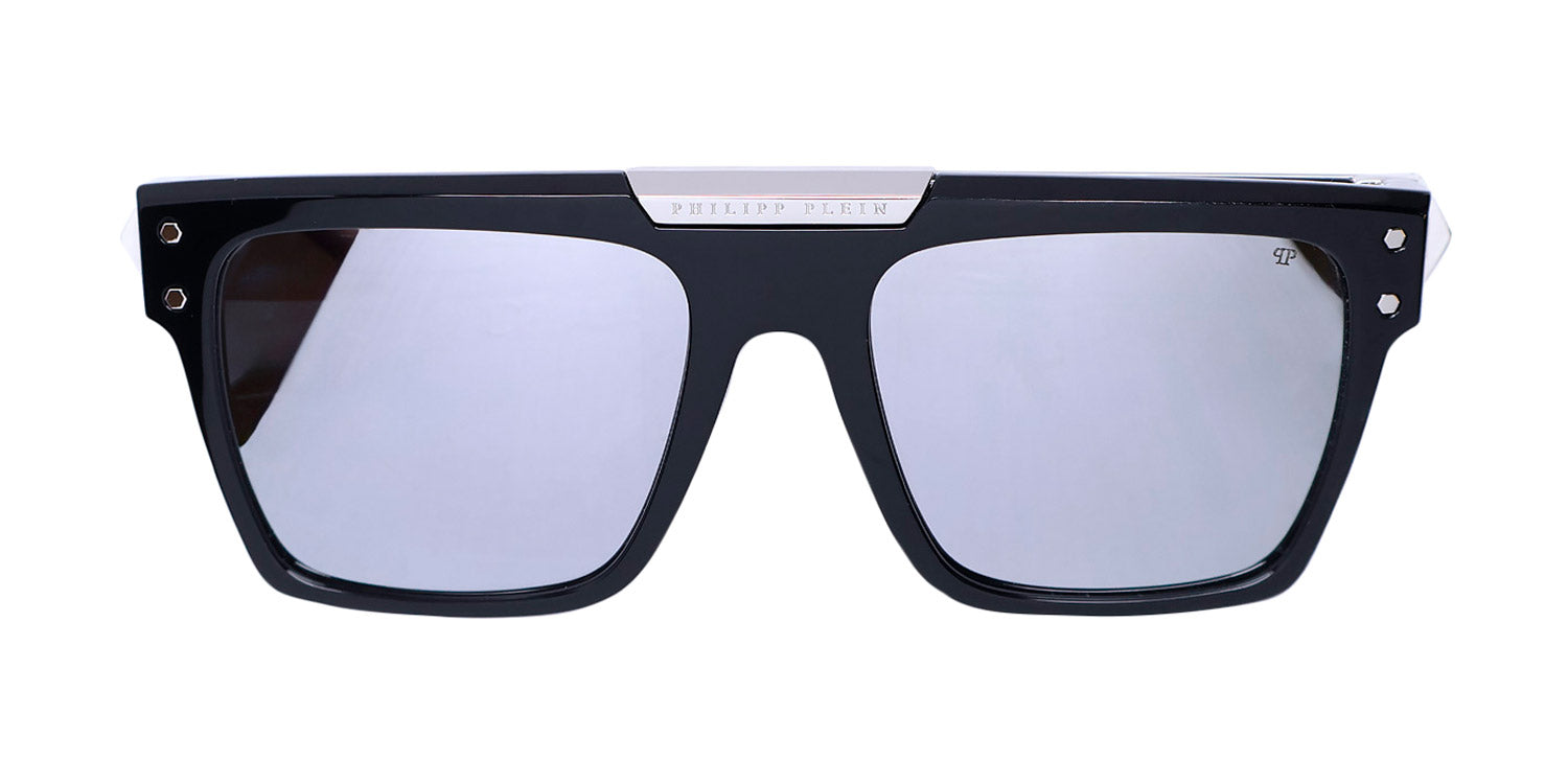 Philipp Plein Spp080 Plein Badge 23kt Gp Sunglasses by ModaFrames