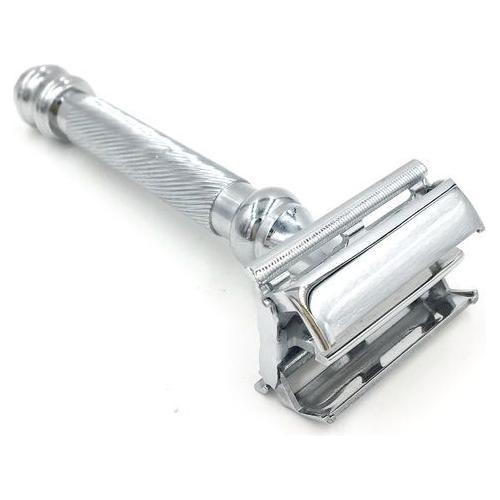Parker 99R Chrome Super Heavyweight Long Handle Butterfly Safety Razor by Pasteur Pharmacy