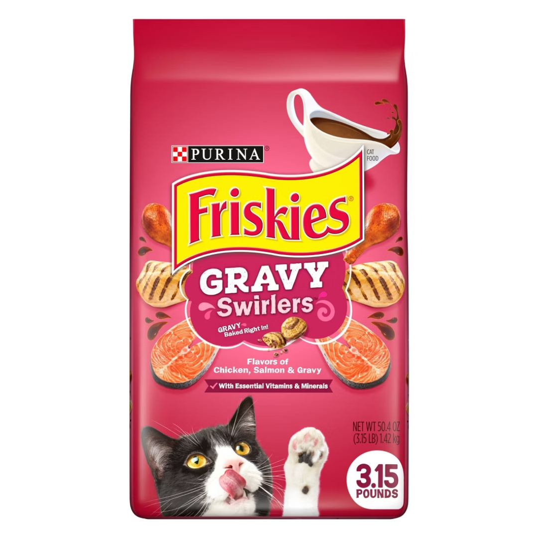 Purina Friskies Gravy Swirlers Dry Cat Food (3.15 lb) by Farmacias Savia