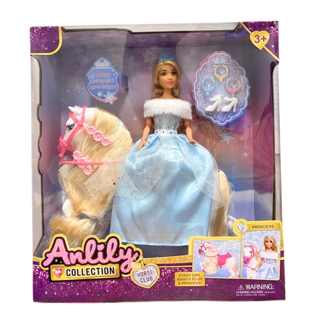 Anlily Horse Club Equestrian Doll with Walking Horse (Sound & Motion) by Farmacias Savia