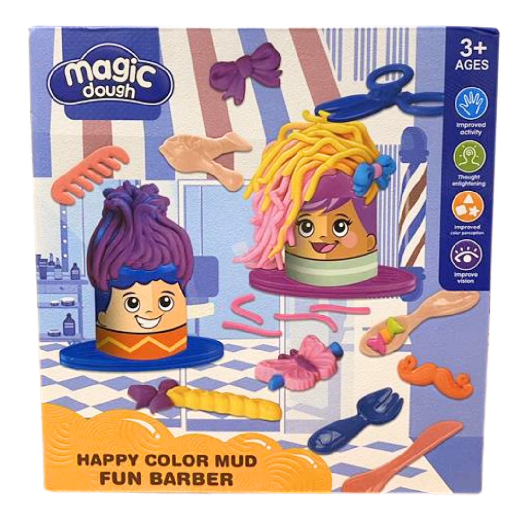 Creative Kids Dough Barber Shop & Hair Salon Playset by Farmacias Savia
