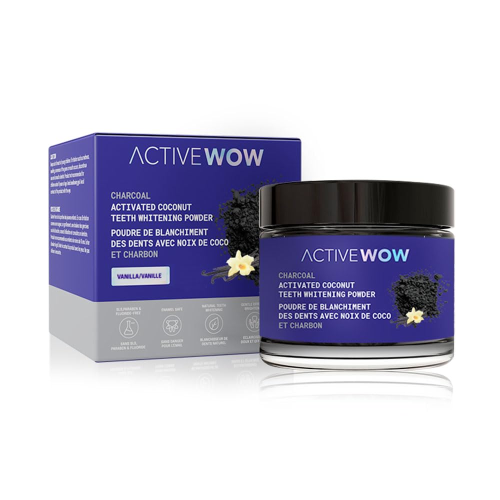 Activated Charcoal Teeth Whitening Powder by Active Wow