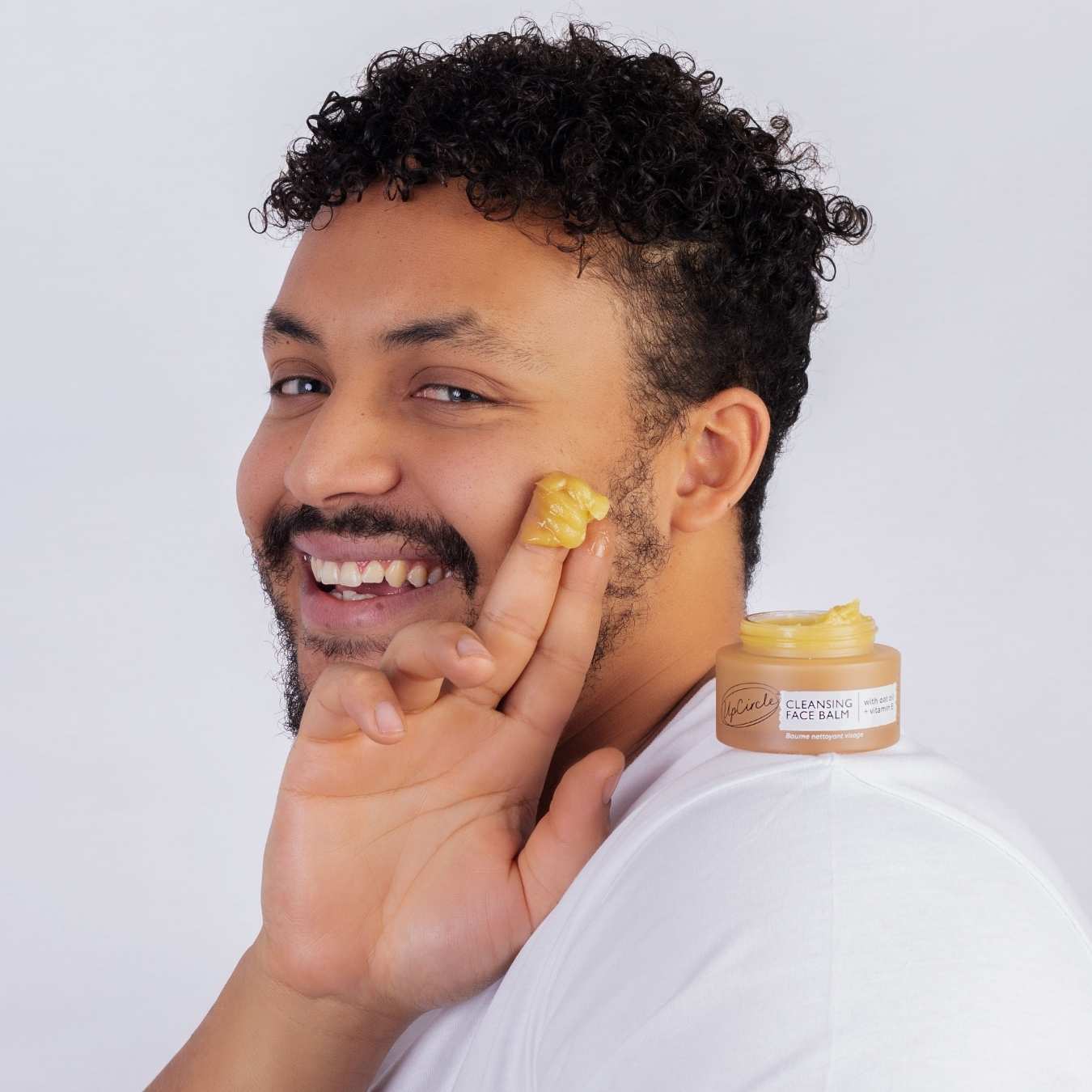 Cleansing Face Balm with Oat Oil + Vitamin E by UpCircle