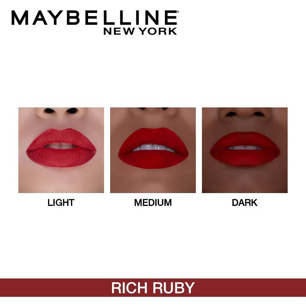 Maybelline New York Color Sensational Creamy Matte Lipstick / 691 Rich Ruby by Dista