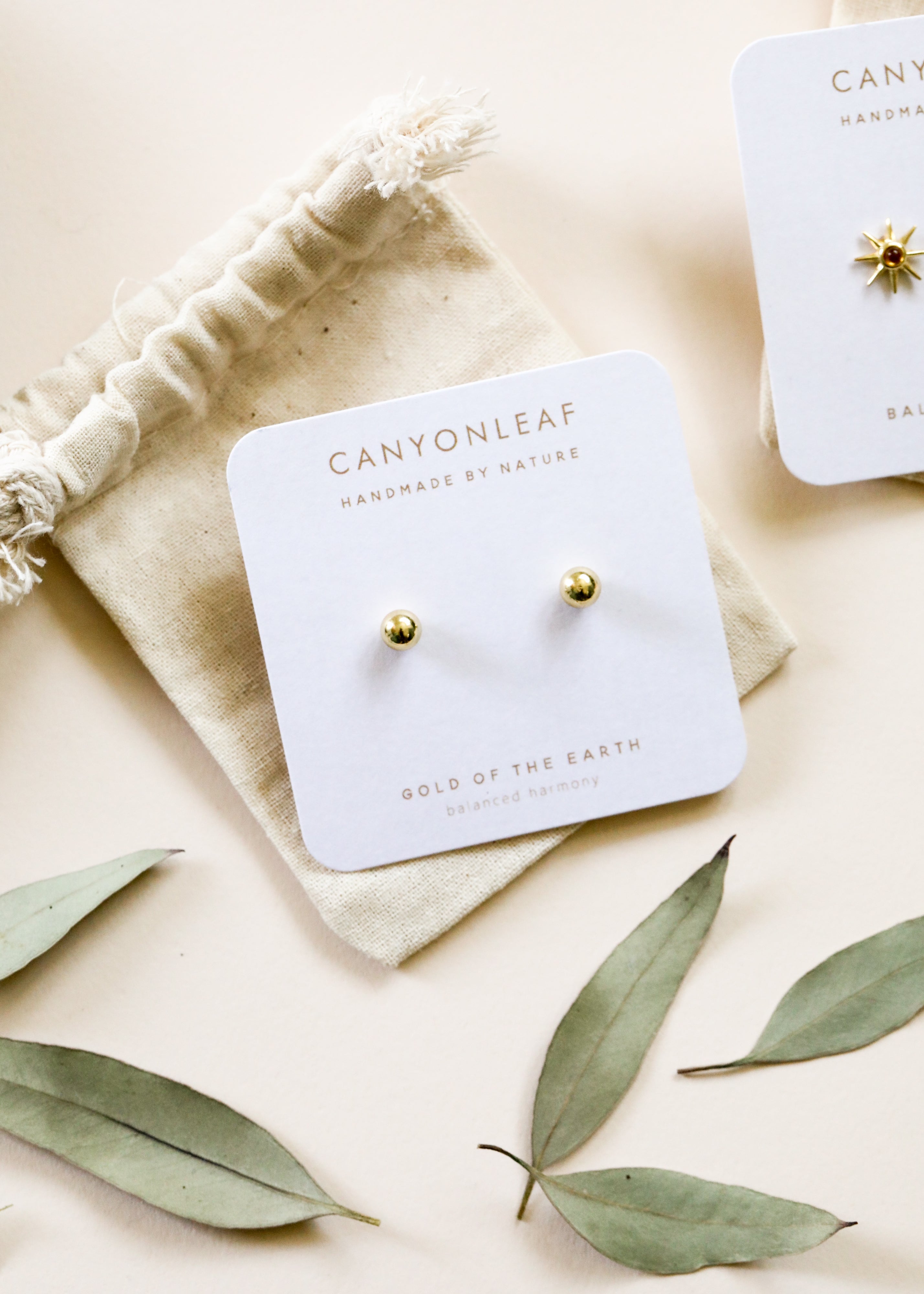 18K Gold Vermeil Ball Earrings || 6mm || Everyday + Simple Stud by CanyonLeaf