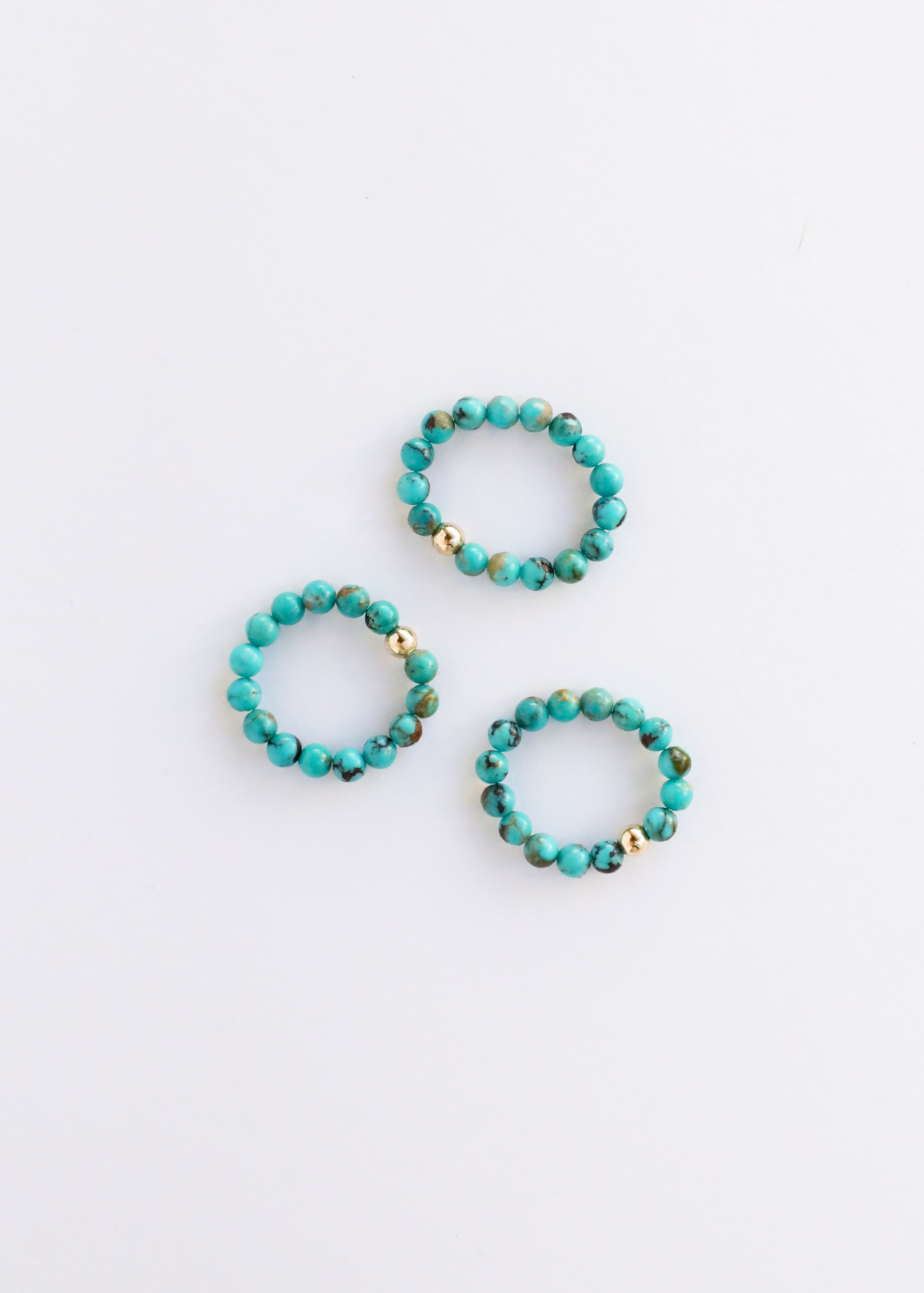 Natural Turquoise + 14k Gold Filled || Adult Ring by CanyonLeaf