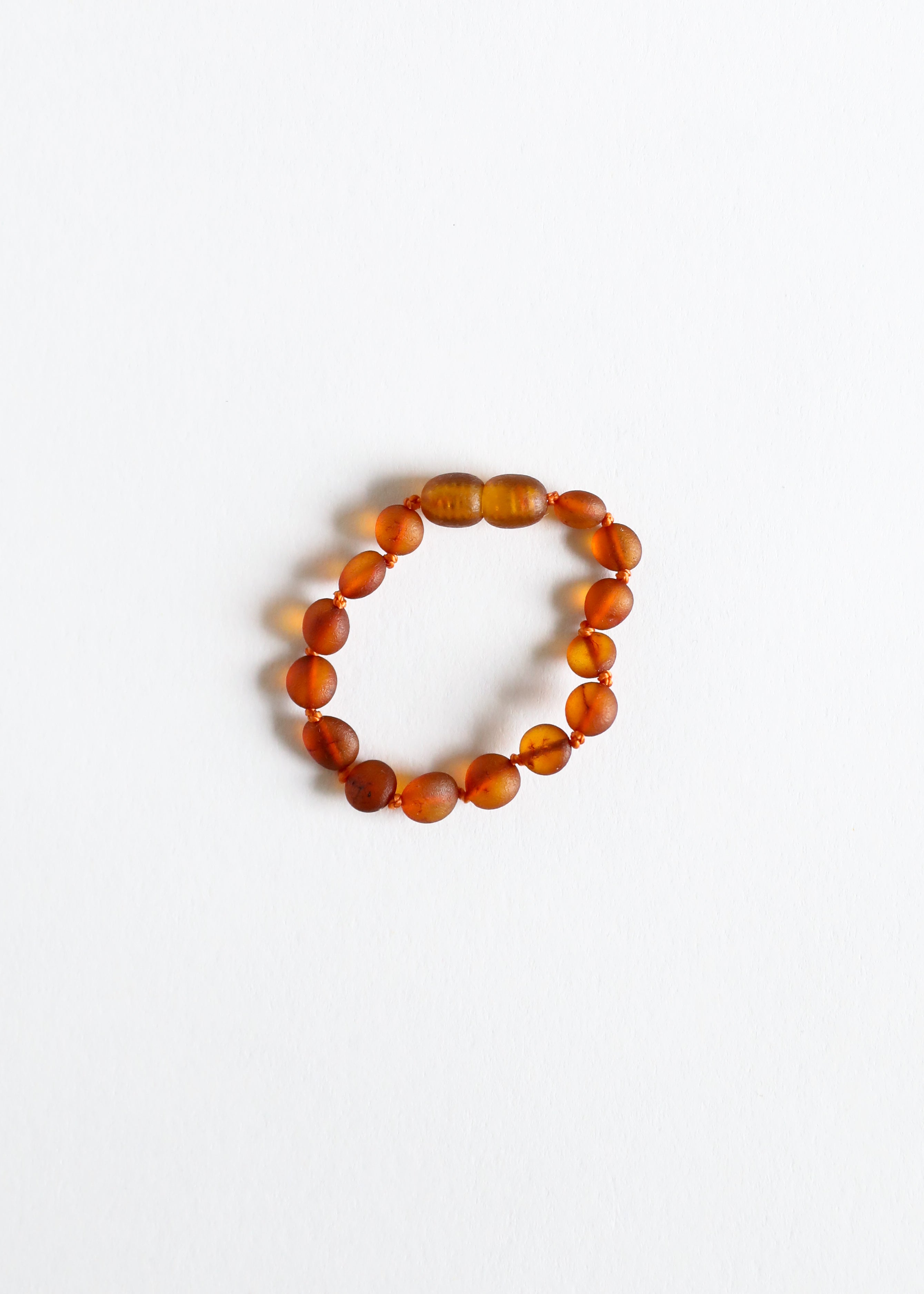 Raw Cognac Baltic Amber || Classic || Anklet or Bracelet by CanyonLeaf