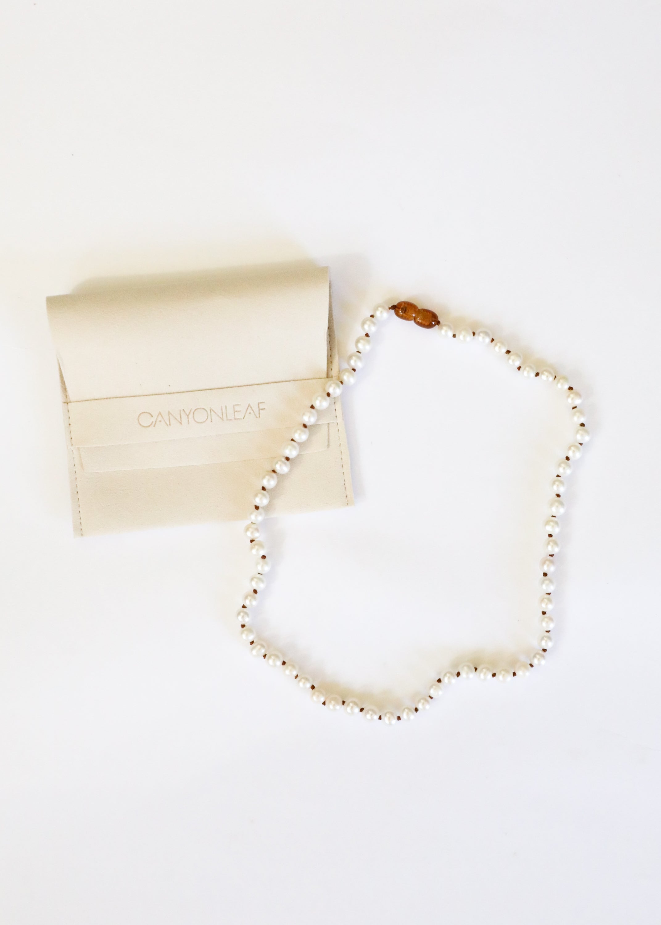 Pure Gemstone + Pearl || Necklace by CanyonLeaf