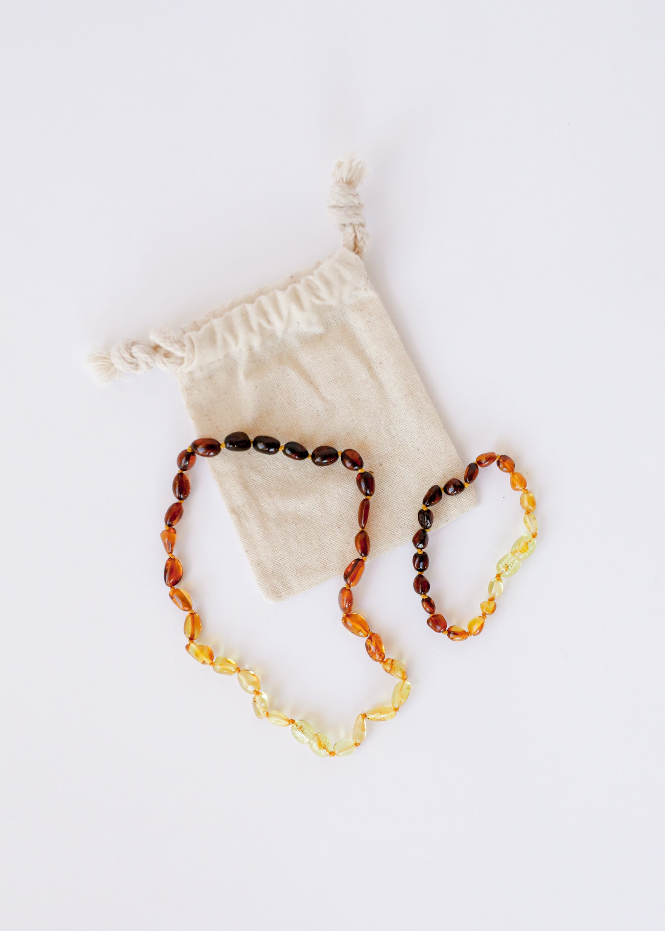 Polished Ombre Baltic Amber || Necklace by CanyonLeaf
