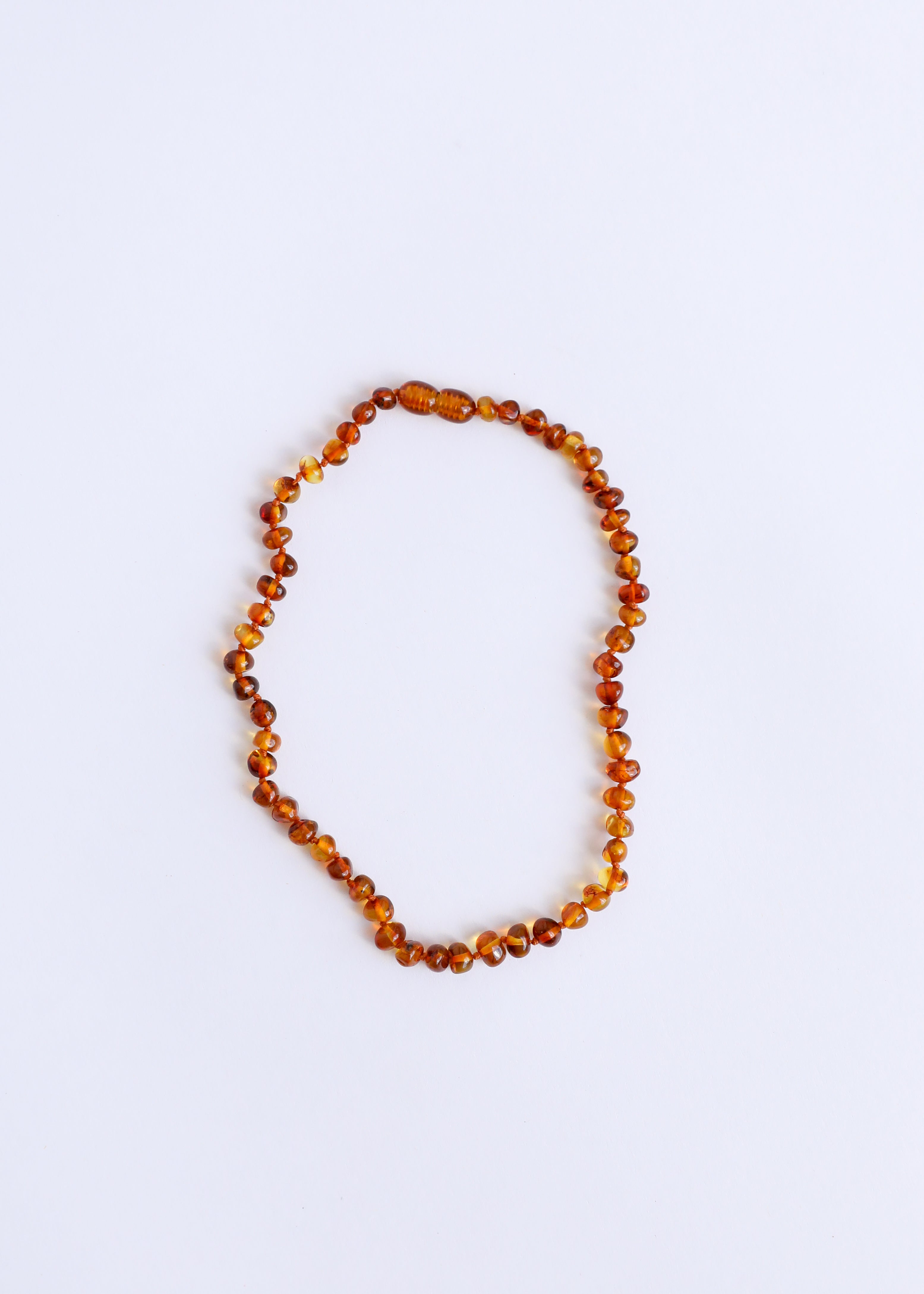 Polished Cognac Baltic Amber || Necklace by CanyonLeaf