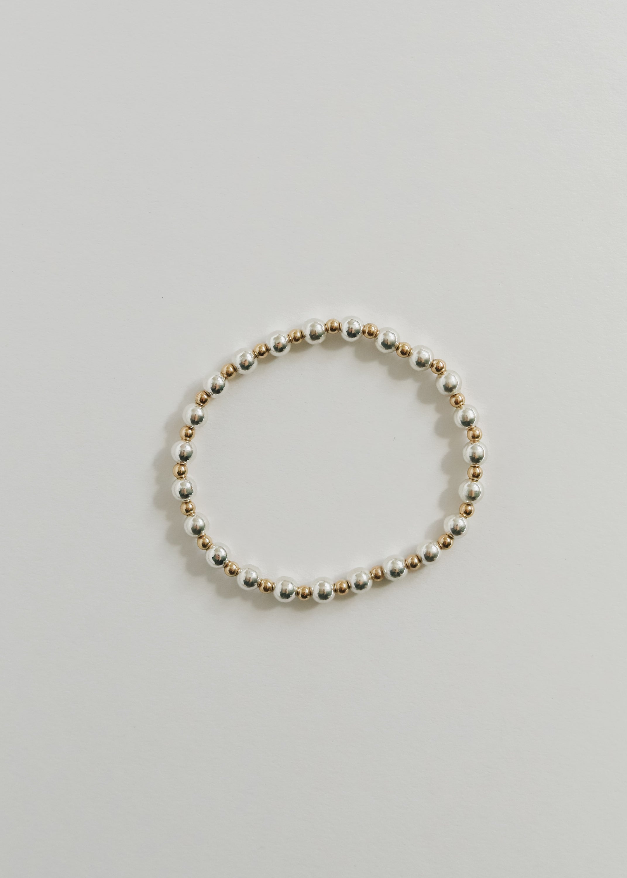 Sterling Silver + 14k Gold Filled Sun || Beaded Bracelet by CanyonLeaf