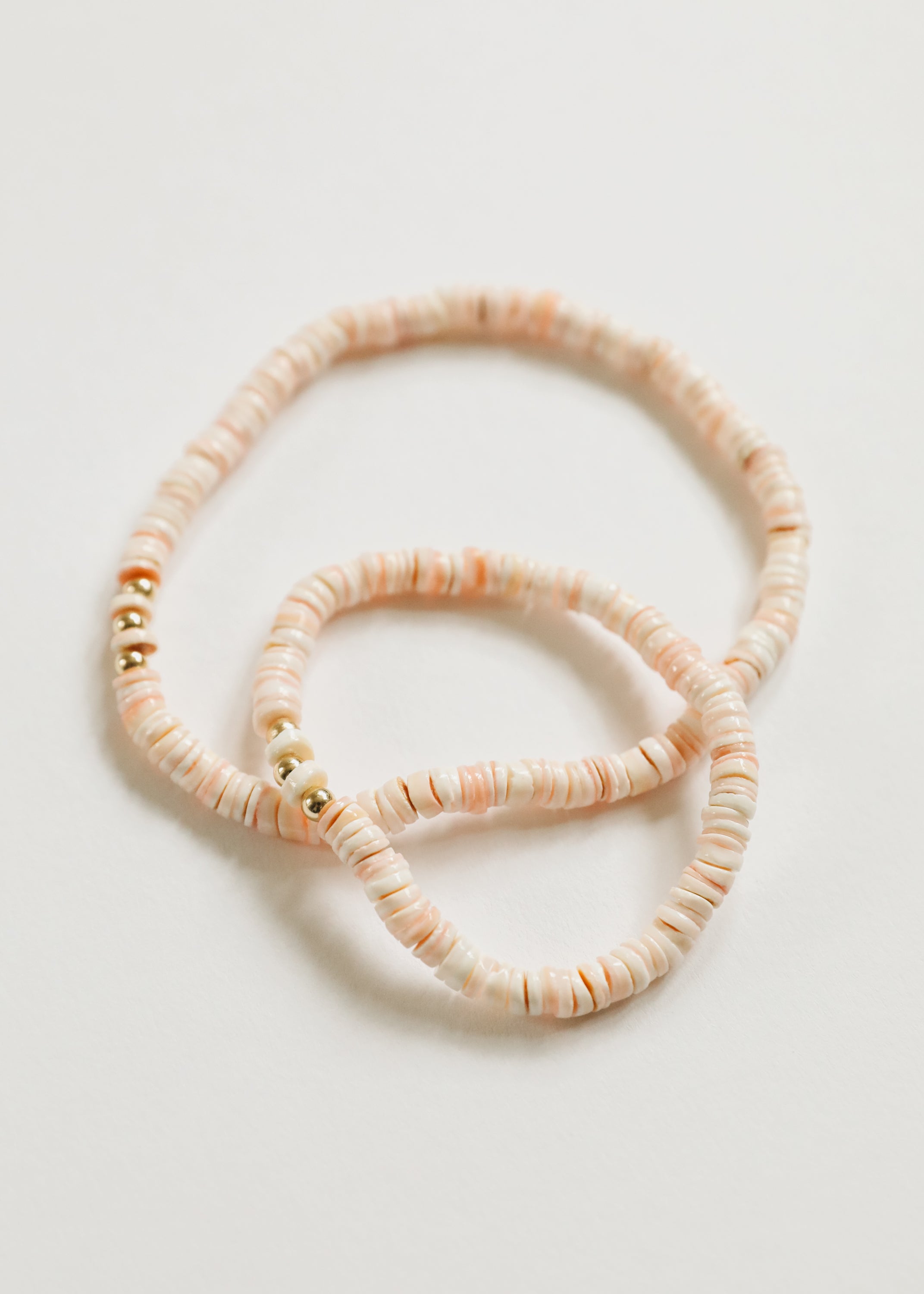 Pure Sea Shell + 14k Gold Filled || Stretch Anklet or Bracelet by CanyonLeaf
