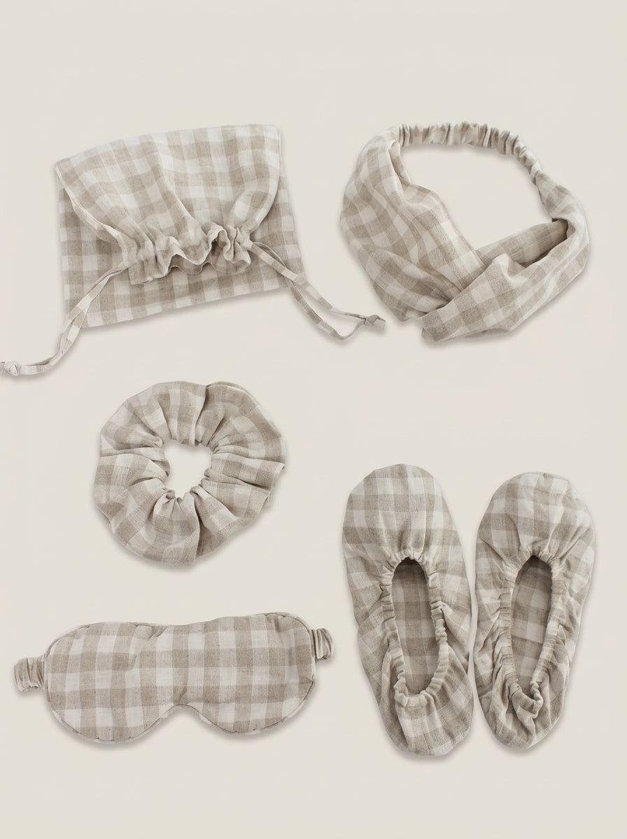 Linen Sleep and Travel Comfort Set by LINTICO